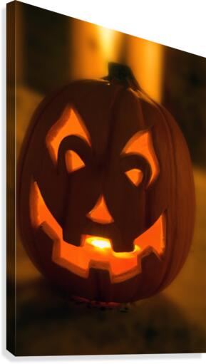 Jack-O-Lantern Canvas Print