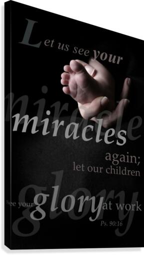 Psalms Composition Canvas Print