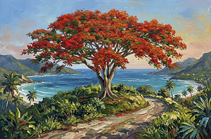 Flamboyant Tree Beach View PR