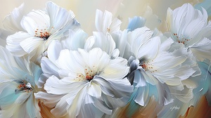 White Flowers Spring