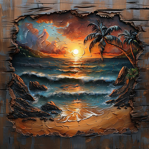 Tropical sunset A