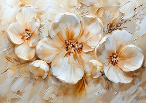 White flowers B
