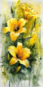 Yellow flowers