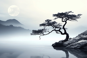 morning lake