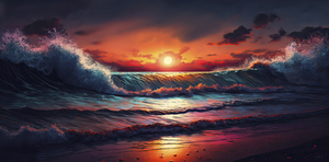 orange sunset