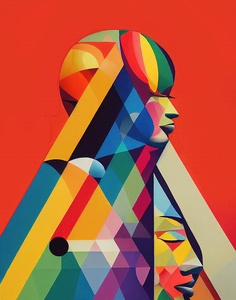 pyramids of faces