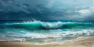 sea ​​of ​​waves