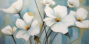 summer white flowers