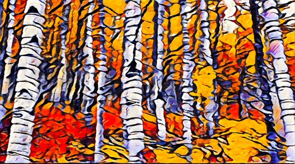Orange Fall Print