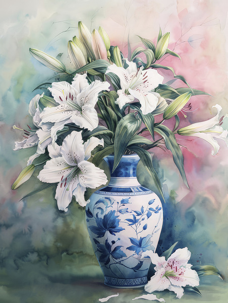WT Flowers Print