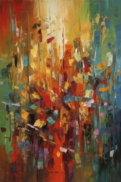 colored spatula Print