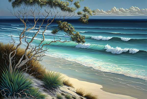 memory beach Print