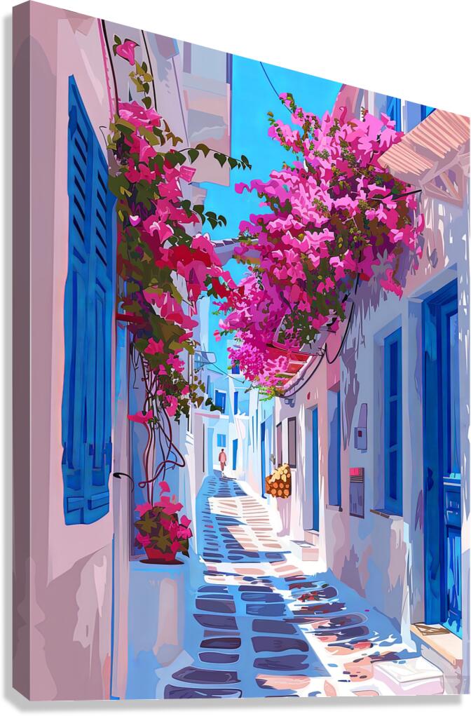 Milan Road B Canvas Print