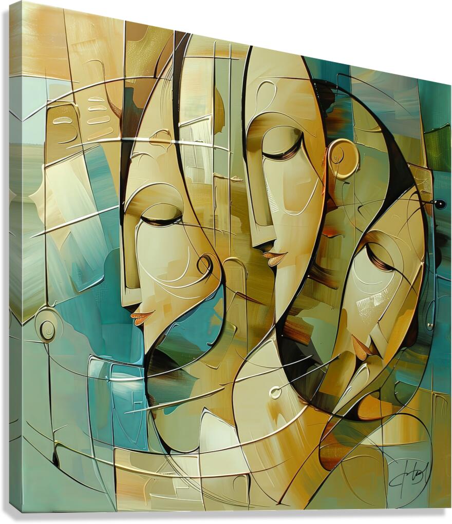 women faces style Canvas Print