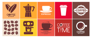Set of coffee