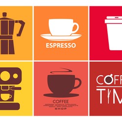 Set of coffee