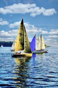 Sailing on the Sound Seattle Washington