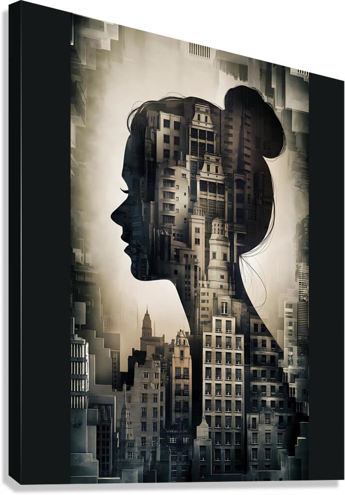 Urban Dreams Art Canvas Print
