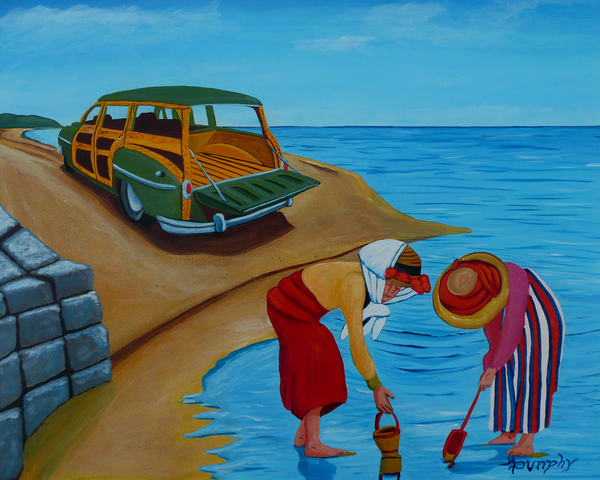 Clam Digging Print