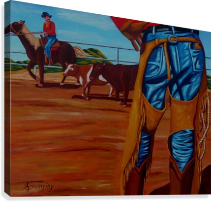 Chaps Canvas Print