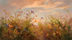 Autumn Meadow Splendor