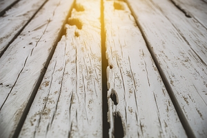 White wooden boards with texture as background