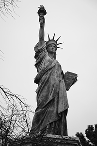 Statue of Liberty - Tokyo Edition in Black and White