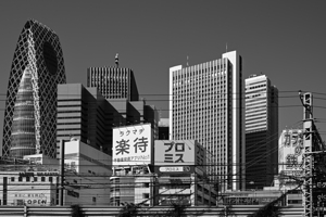Urban Tokyo Geometry - Shinjuku Skyline