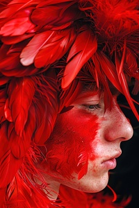 Red 01 Firebird Woman