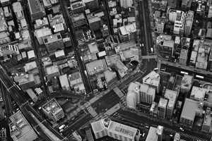 Urban Geometry - Aerial View of Tokyo