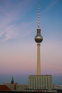 Berlin Fernsehturm TV Tower Sunrise