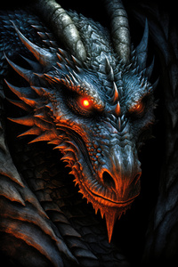 Dark Dragon Portrait 03