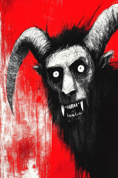 Krampus Unleashed - A Dark Holiday Reminder by Matthias Hauser