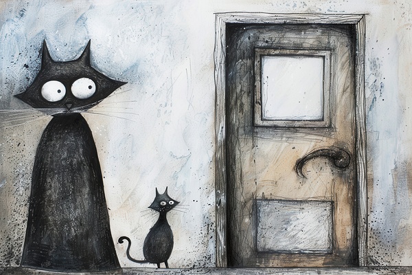 Curious Cat Companions 01 by Matthias Hauser
