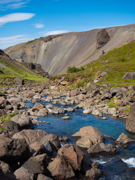 River Through Stone - Pristine Icelandic Landscape by Matthias Hauser