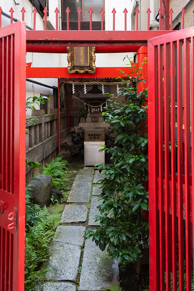 Hidden Shrine in Asakusa Tokyo Japan by Matthias Hauser