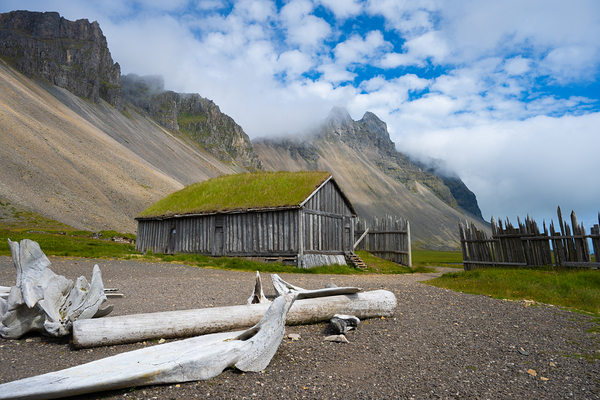 Viking Village in Iceland Vestrahorn 01 by Matthias Hauser