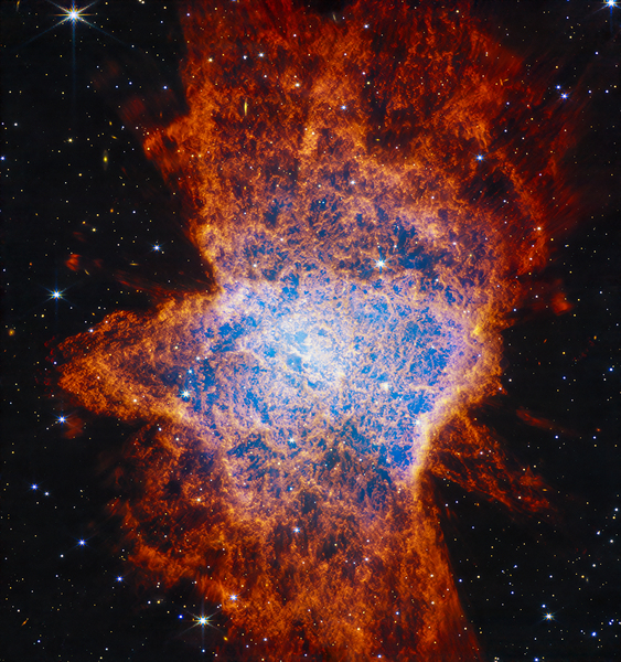 Space Image Nebula NGC 6072 James Webb Telescope by Matthias Hauser