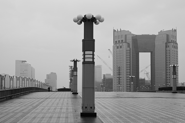 Odaiba Geometry - Rainy Tokyo Minimalism by Matthias Hauser