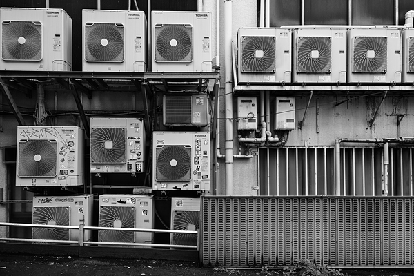 Urban Cooling Units - Tokyo Grit by Matthias Hauser