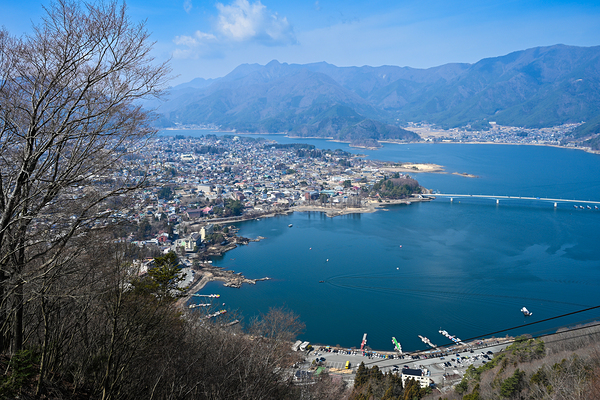 Lake Kawaguchi from Above - Fujikawaguchiko Japan by Matthias Hauser