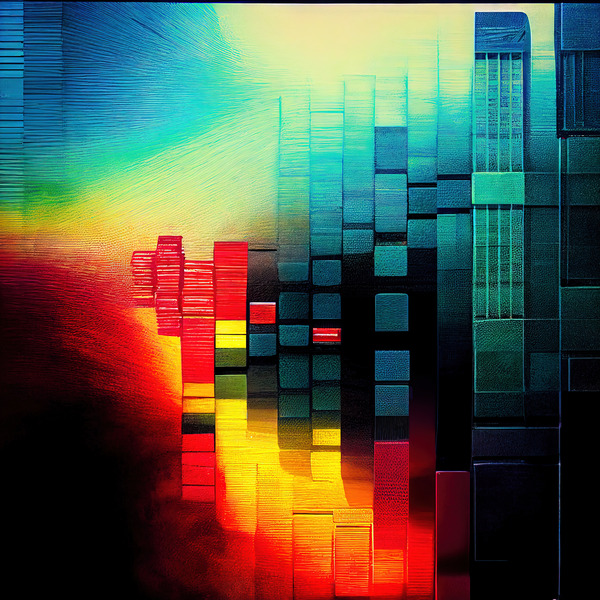 Abstract Digital World 26 by Matthias Hauser
