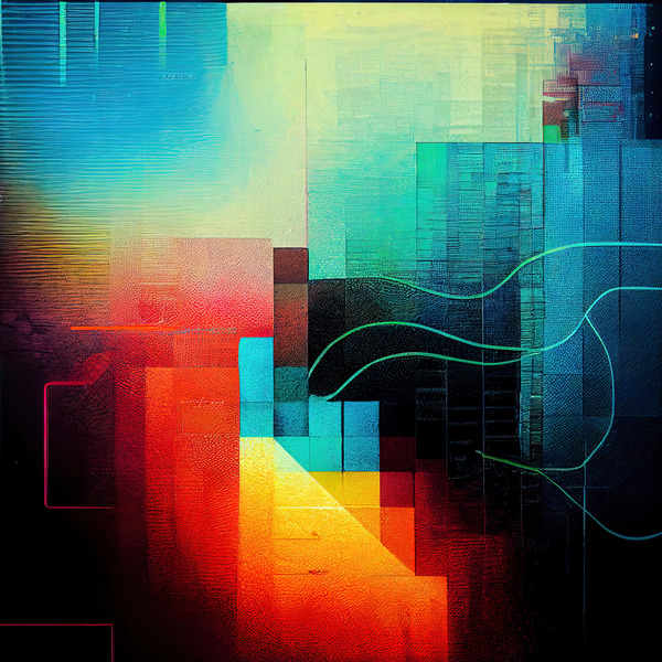 Abstract Digital World 27 by Matthias Hauser