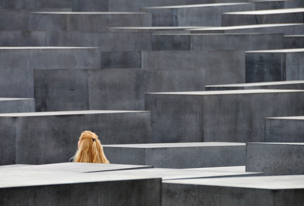 Holocaust Memorial in Berlin Germany by Matthias Hauser