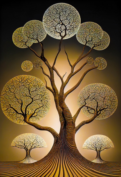 Fractal Tree 04 by Matthias Hauser