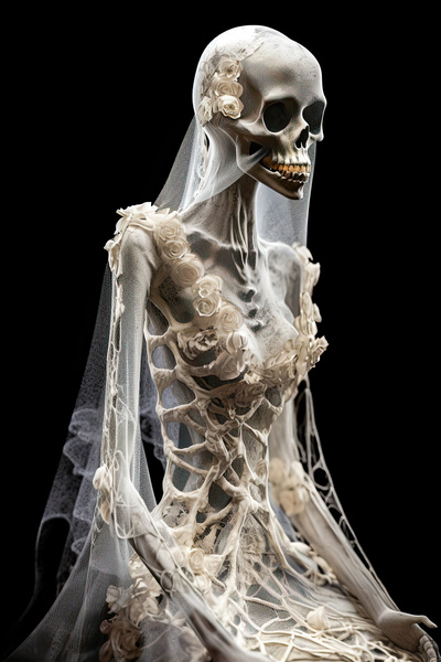 Skeleton Bride 03 Print