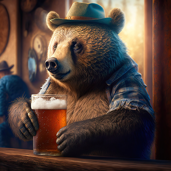 Bear Beer Buddy 02 by Matthias Hauser