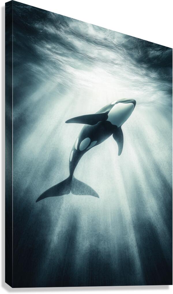Orca Grace Canvas Print