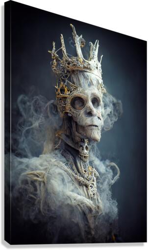 Skeleton King 01 Canvas Print