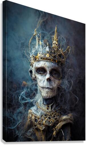 Skeleton King 02 Canvas Print